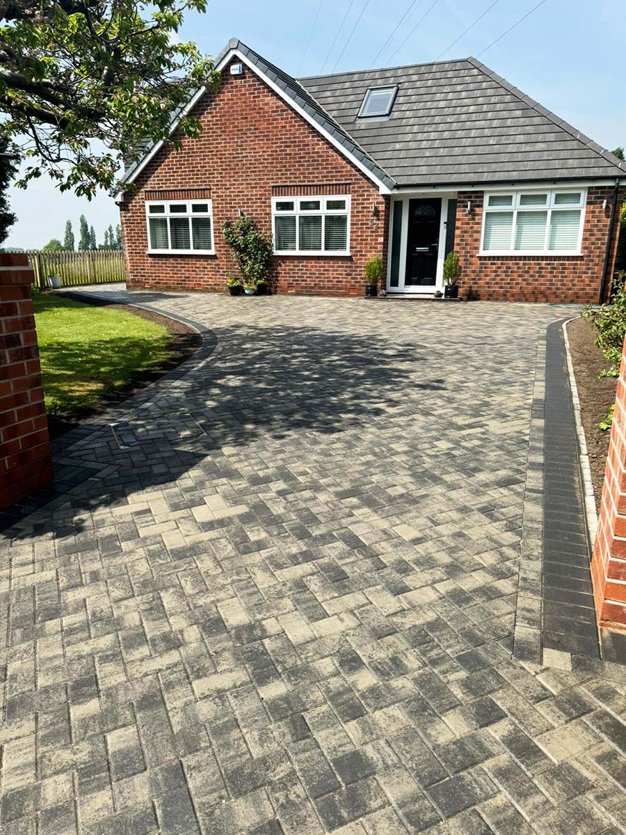 Block Paving Driveway Completed in Worcester